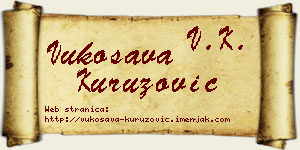 Vukosava Kuruzović vizit kartica